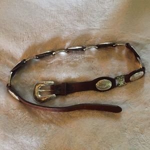 Tony Lama silver belt